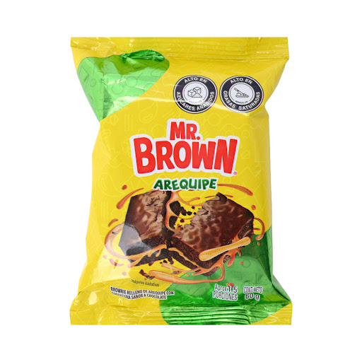 Brownie Mr Brown Bimbo Arequipe Paquete x 60 gr