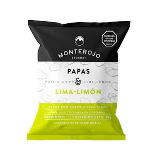 Papas Monterojo Lima Limón x 25 gr