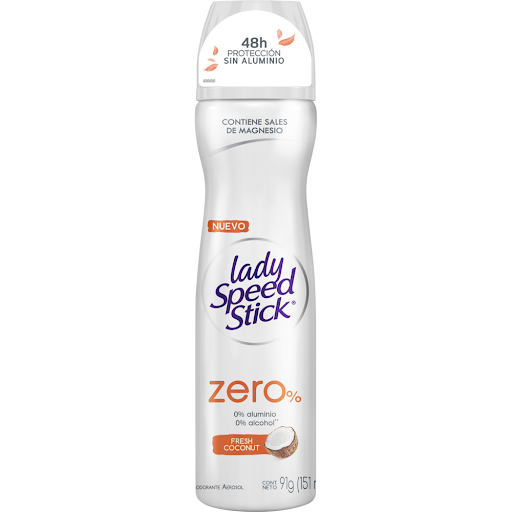 Desodorante Mujer Lady Speed Stick Coco Aerosol x 91 gr