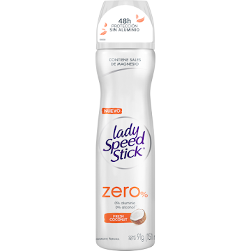 Desodorante Mujer Lady Speed Stick Coco Aerosol x 91 gr  