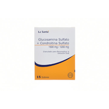 **Glucosamina 1500Mg Condroitina 1200Mg La Sante Caja x 15 Sobres  