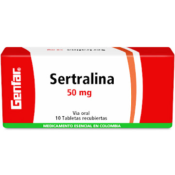 Sertralina Genfar 50 mg Caja x 10 Tabletas  