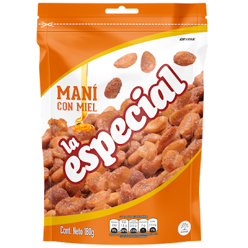 Maní La Especial Miel Doypack x 180 gr  