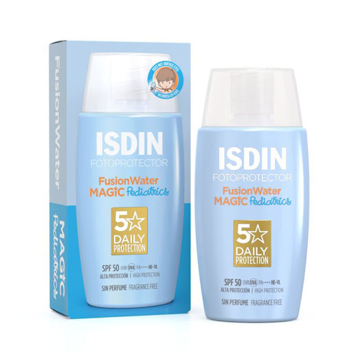 Fotoprotector Facial Isdin Pedriatics Fusion Water Magic Spf 50 Frasco x 50 ml