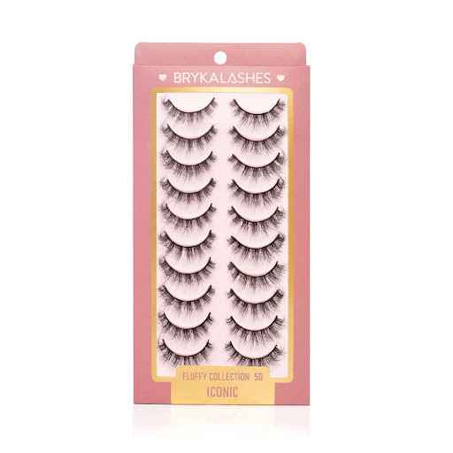 Pestañas Postizas Iconic -10 Pares Bryka Caja x 10pares 