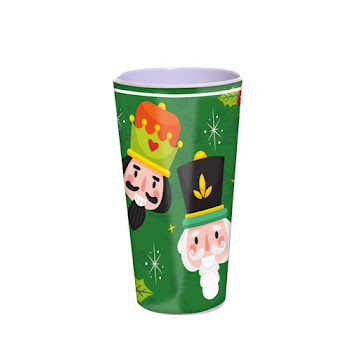 Vaso Navideño Mays Animado Verde x 1 und  