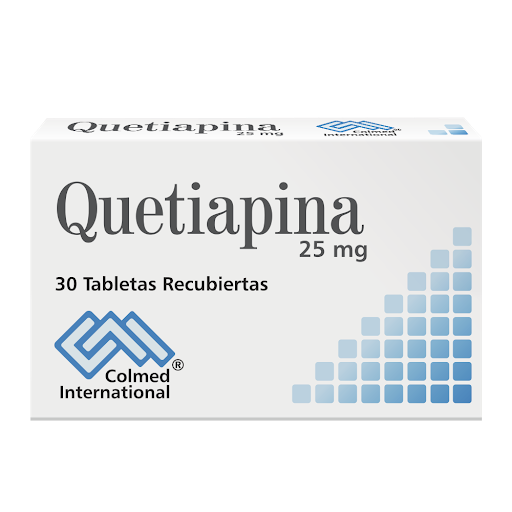 Quetiapina 25 mg Colmed Caja x 30 Tabletas Recubiertas