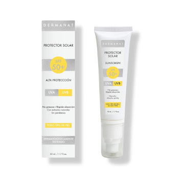 Protector Solar SPF 50+ Dermanat x 50 ml  
