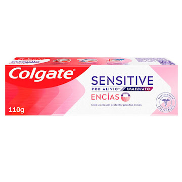 Crema Dental sensibilidad Colgate Sensitive Pro-Alivio Inmediato Encías Caja x 110 g  