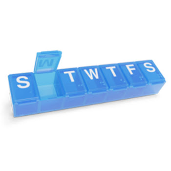 Pastillero Acu-Life Semanal Mediano 7 Días Blanco x 1 und  