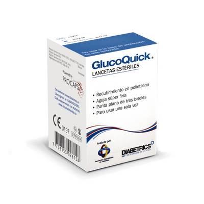 Lancetas Glucoquick Diabetrics Caja x 50 und
