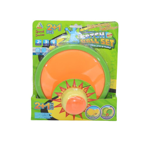 Toma Y Dame Velcro Blister Plasticos Asociados  x 1 Este divertido juego de atrapar es perfecto para dos jugadores, donde uno lanza la pelota y el otro la recibe, fomentando coordinación, reflejos y motricidad. Su diseño ligero y portátil permite jugar