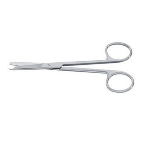 TIJERA PARA PUNTOS DE 11 CMS AMALGADENT  x 1 Tijera para puntos de 11?cm, también conocida como Tijera Spencer, diseñada específicamente para el retiro de suturas durante procedimientos postoperatorios. Su punta afilada y curva facilita el corte