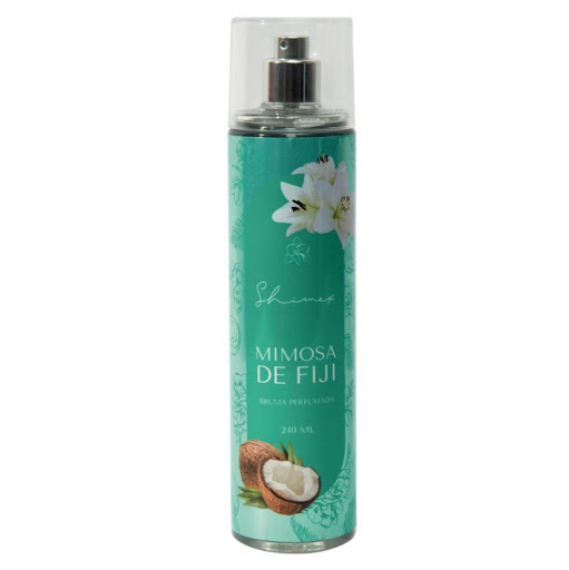 Bruma Perfumada Mimosa de Fiji Shimex x 240 ml SHIMEX 240 ML x 1 Siente la frescura y el encanto del trópico con nuestras Brumas Perfumadas Shimex. Diseñadas para acompañarte todo el día, ofrecen una experiencia aromática ligera, refrescante y cautivadora. Cada bru