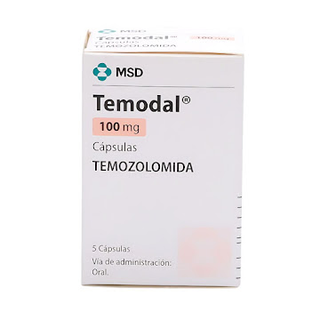 //TEMODAL 100MG CJ X 5 CAP SCHERING TEMOZOLOMIDA -PR$                   