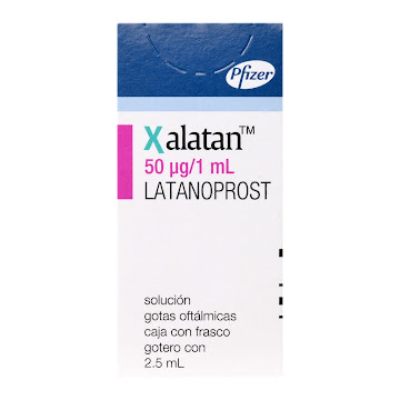 Xalatan Latanoprost 50 mcg Pfizer Frasco x 2.5 ml  