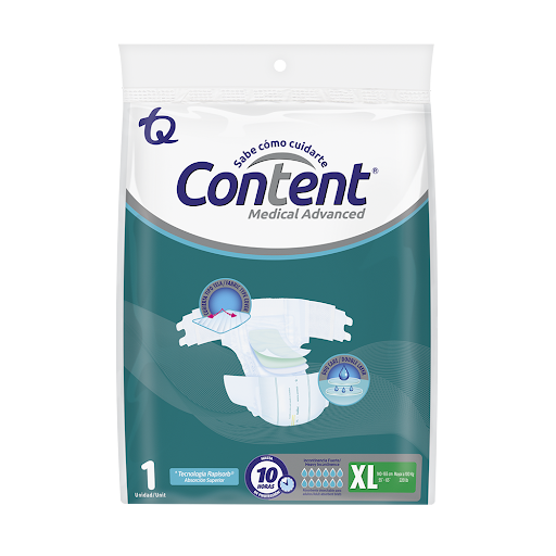 Pañales Para Adulto Content Medical Advanced Talla XL Paquete x 1 und