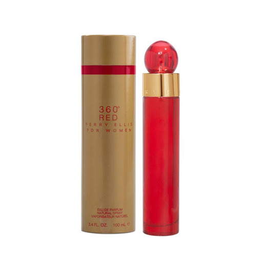 PERRY ELLIS 360 RED FOR WOMEN EDP 100 ML PERRY ELLIS 100 ml x 1 360° Red de Perry Ellis es una fragancia de la familia olfativa Floral para Mujeres. Las Notas de Salida son ciclamen (violeta persa), hojas de naranja y ciruela; las Notas de Corazón son flor de azah