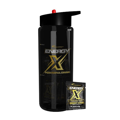 Energy X 112.5 gr Bebida Energizante y Pre entreno NUTRAMERICANPHARMA Termo x Tarro X 25 Sobres C/U 4.5g 0.2 Lb (112.5g) Energy X, Es una fusión de ingredientes cuidadosamente seleccionados para quienes buscan un aliado en sus rutinas diarias y el entrenamiento físico