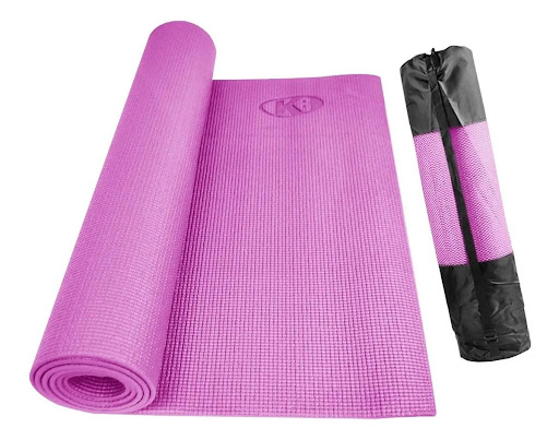K6 Yoga Mat Standard Con Bolso 5Mm Rosa K6 PAPELETA x 1 Modelo: Yoga MAT 5 MM Con&nbsp; Bolso&nbsp;Tapete de yoga ideal para tus ejercicios, confeccionado con materiales no t&oacute;xicos.&nbsp;CARACTER&Iacute;STICAS:&nbsp;- Composici&oacute;n: PVC 100%.- 
