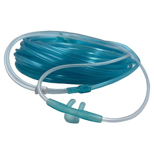 CANULA NASAL ADULTO 15 MT VIVO GLX SAS 1 x 1 Cánula nasal para suministro de oxígeno, diseñada para adultos. Su longitud de 15 metros permite mayor movilidad durante la terapia respiratoria. Fabricada en PVC grado médico, cuenta con una punta na