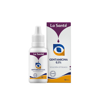 Gentamicina La Santé 0.3% Gotas Oftálmicas Frasco x 10 ml  