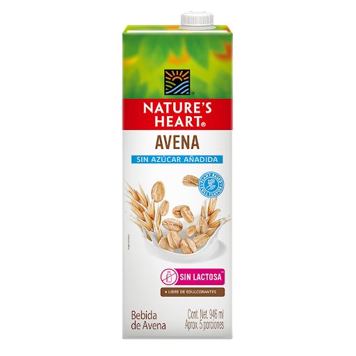 Avena Natures Heart Sin Azúcar x 946 ml