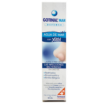 Gotinal Mar Defense Agua De Mar Xilitol Farmacol Frasco x 50 ml  