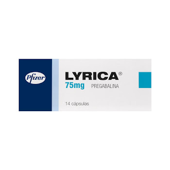 Lyrica Pregabalina 75 mg Pfizer Caja x 14 Cápsulas  