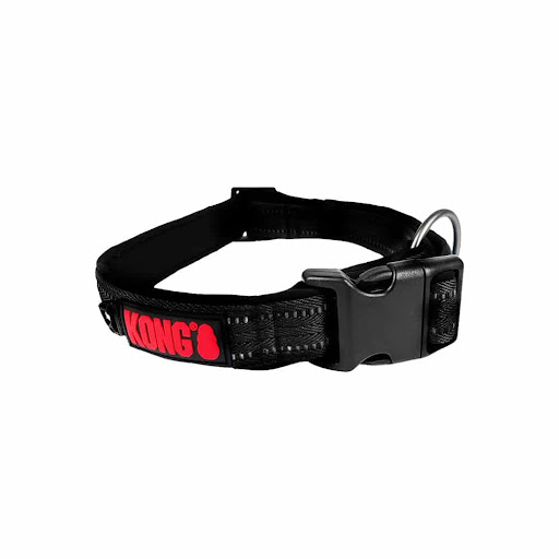 COLLAR KONG C NEGRO XL KONG  x 1 Collar ajustable diseñado para brindar comodidad y seguridad en los paseos. Fabricado con materiales resistentes y un sistema de cierre seguro para mayor durabilidad.Características:Composición: Nylon