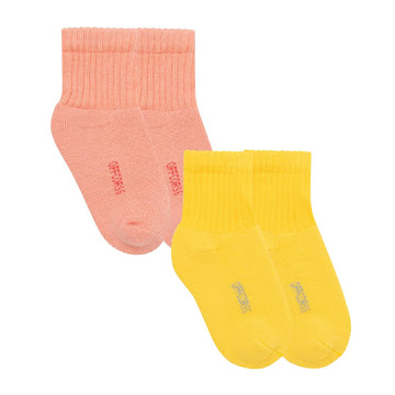 Medias Bebé Offcorss 12-24 Meses Rosado x 2 Pares  