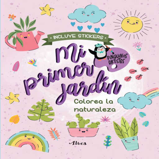 Libro Pinguinos Artistas   Mi Primer Jardín x 1 und