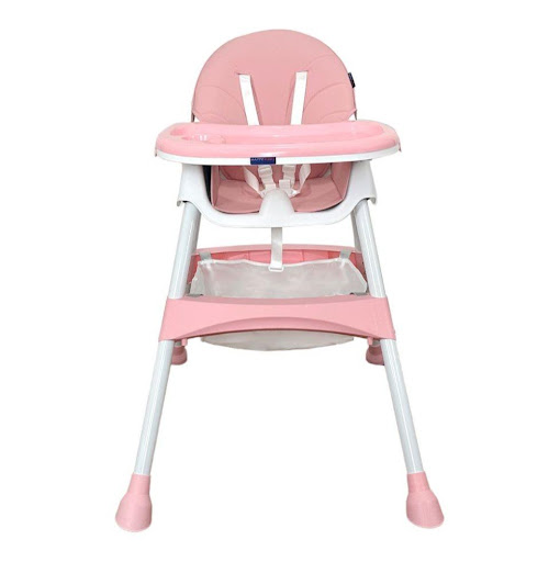 Silla Comedor Bebé 3en1 Happy Baby Bahamas Rosa HAPPY BABY Caja x 1