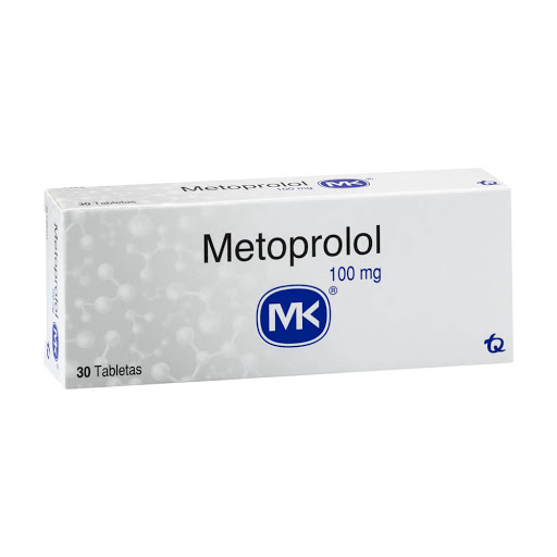 **Metoprolol MK 100mg Tableta Caja x30Tab.                              