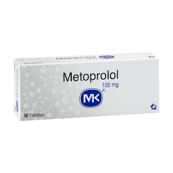 **Metoprolol MK 100mg Tableta Caja x30Tab.                                
