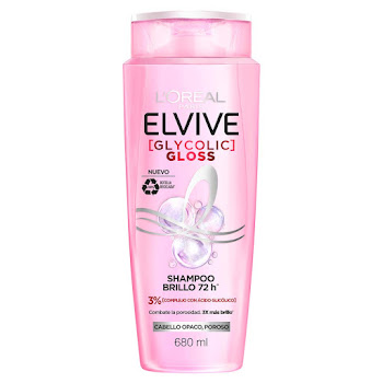 Shampoo Elvive Glycolic   Gloss x 680 ml  