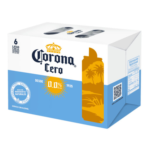 Corona Cero Lata 269 ml x 6 und