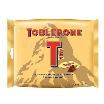 Chocolate Toblerone Tiny Mini Bolsa x 200 gr  