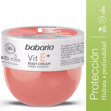 Crema Corporal Babaria Body Cream Vitamina E x 400 ml  