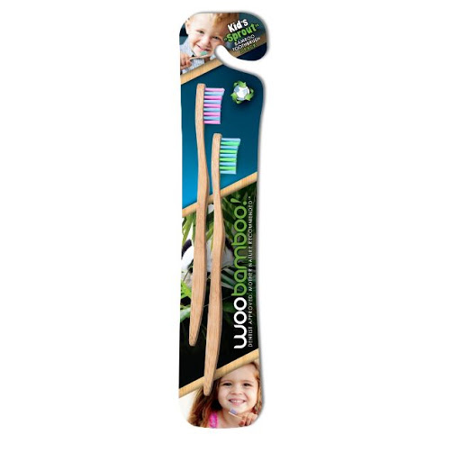Cepillo Dental Bamboo   Niños Sprout Woobamboo X 2und