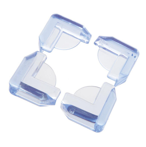 Protector Esquinas Mesas y Escritorios X 4 Und - DREAM BABY Dreambaby Unidad x 1 Los protectores de esquina Dreambaby ayudan a proteger a los niños de lesiones que pueden ser causadas al tropezar contra los borders de mesas de cristal y estantes u otras esquinas afiladas en cualqu
