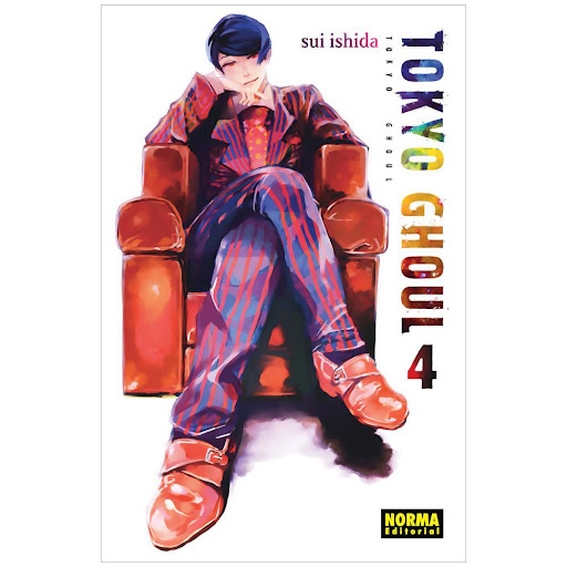 Tokyo Ghoul No. 4 Editorial Norma Libro x 1.0 TOKYO GHOUL No. 4   Autores:Sui Ishida  Colecciones:CÓMIC MANGA  Editoriales:NORMA Editorial  Series:TOKYO GHOUL   KANEKI DEBE ENFRENTARSE AL PEOR ENEMIGO DE TODOS: ¡OTRO GHOUL!  Tsukiyama, el ghoul g