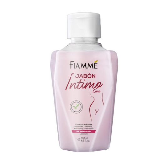 Jabón intimo care x200ml Fiamme frasco x 1 Especialmente diseñado para la higiene diaria íntima, contiene aloe vera y manzanilla, que hidratan y protegen, manteniendo el pH neutro en tu zona íntima
