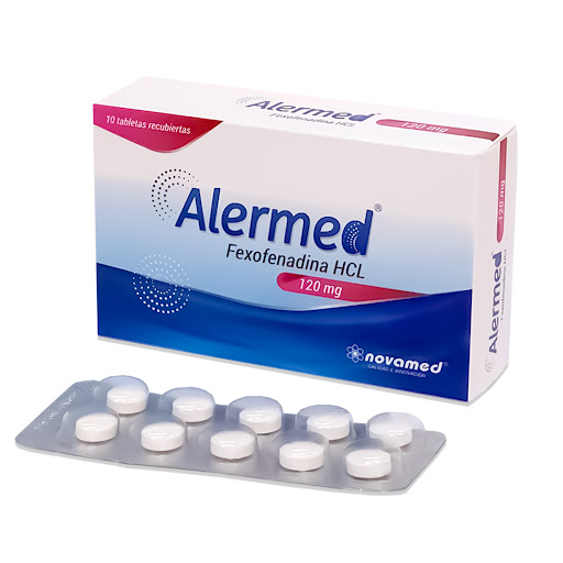 Alermed Fexofenadina   120mg Novamed Caja x 10 tabletas