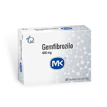 Gemfibrozilo MK 600 mg Caja x 20 Tabletas  