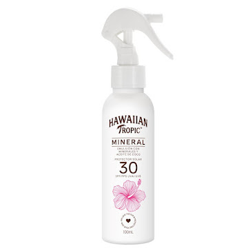 Protector Solar Hawaiian   Tropic Mineral Sun Milk Spf 30 Spray x 100 ml  