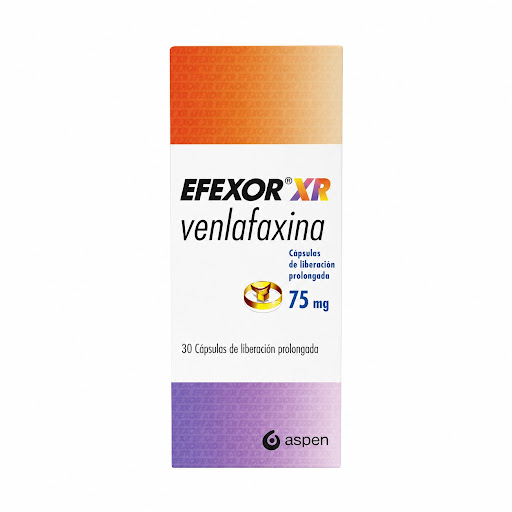 Efexor XR Venlafaxina 75 mg Aspen Caja x 30 Cápsulas