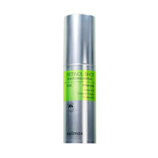 Celimax The Vita-A Retinol Shot Tightening Serum Celimax 30ml x 1 Este sérum multifunción está formulado para acompañar el mejoramiento progresivo de arrugas, textura irregular, flacidez y manchas, aportando firmeza y vitalidad a la piel. Contiene retinol puro y un 
