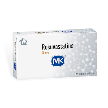 Rosuvastatina MK 40 mg Caja x 28 Tabletas  