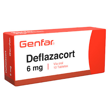 Deflazacort Genfar 6 mg Caja x 10 Tabletas  